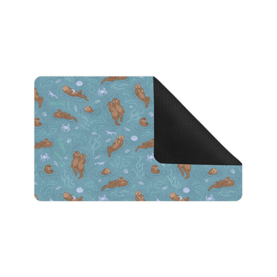 Sea otters pattern Doormat
