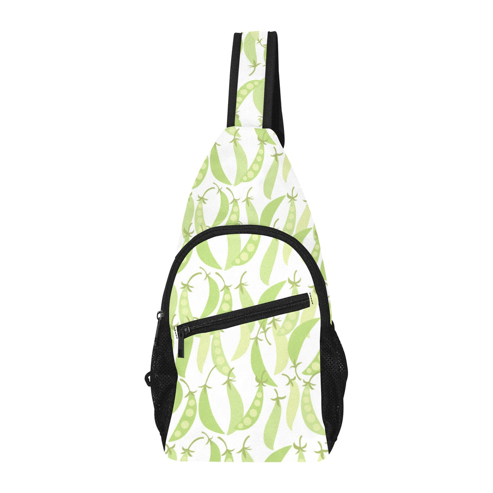 Green Peas Pattern Print Design 03 All Over Print Chest Bag