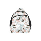 cute mermaid pattern All Over Print Chest Bag