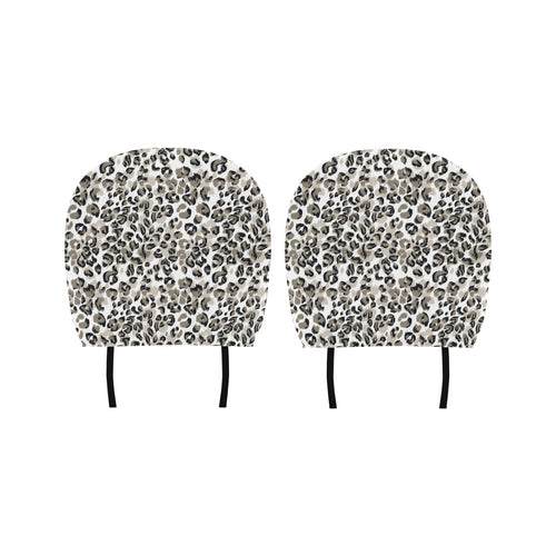 Leopard skin print pattern Car Headrest Cover
