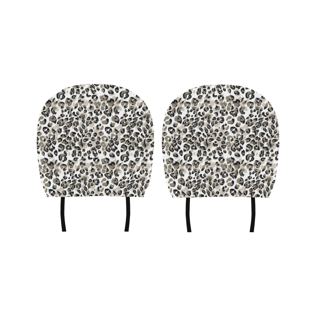 Leopard skin print pattern Car Headrest Cover