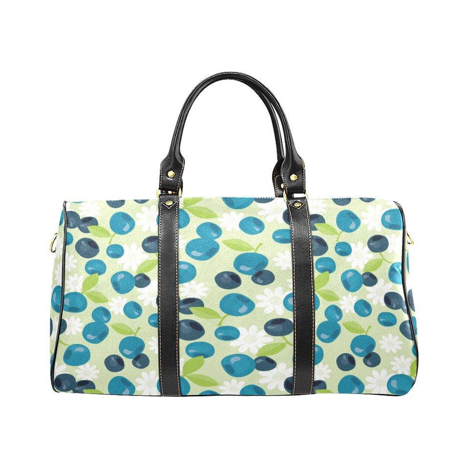 blueberry flower pattern Travel Bag