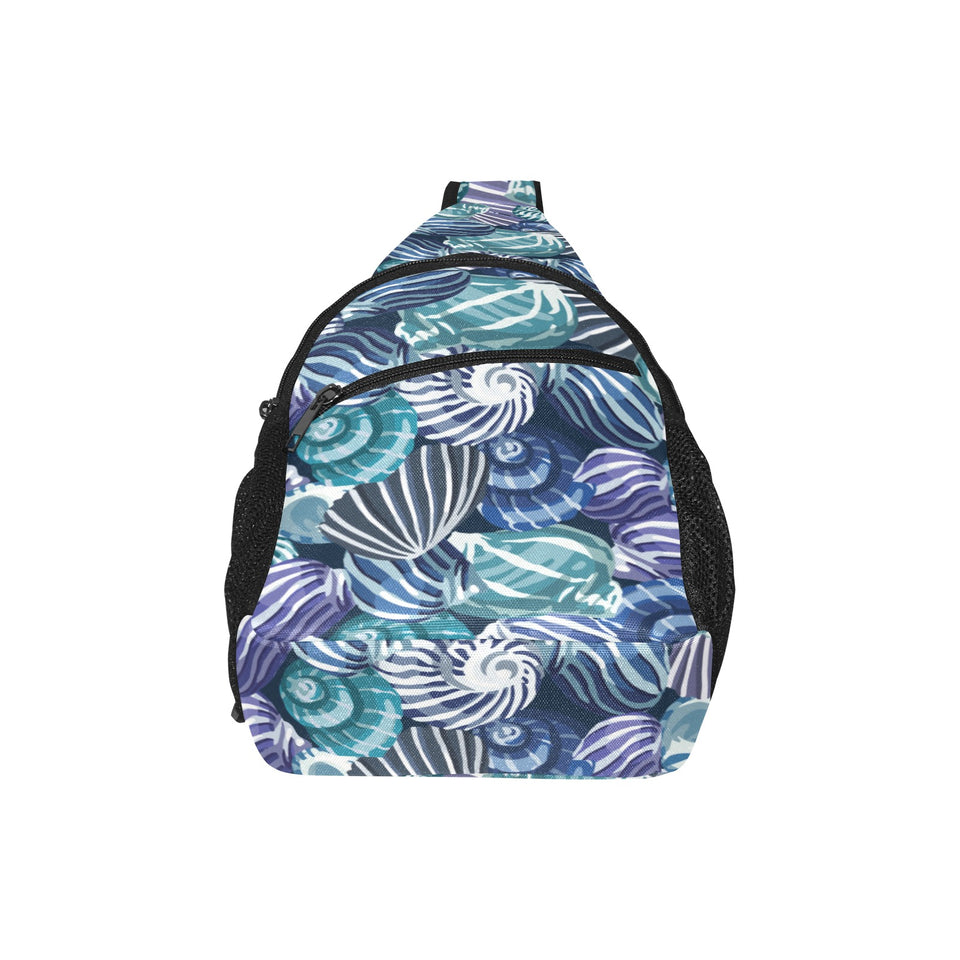 Shell design pattern All Over Print Chest Bag
