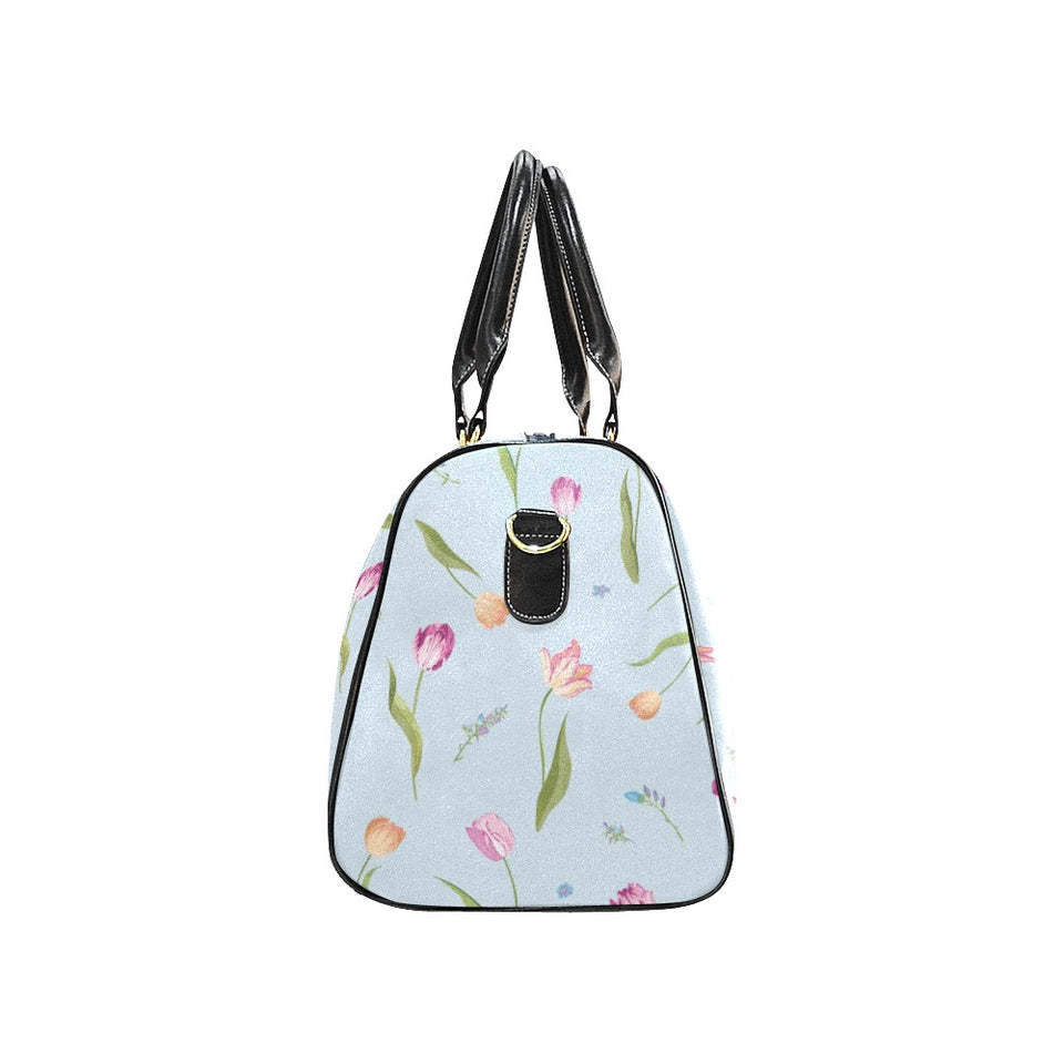 Watercolor Tulips pattern Travel Bag
