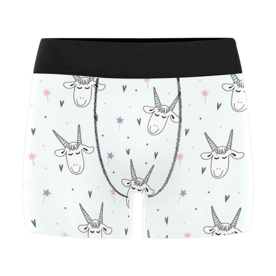 Cute goat design pattern Men's All Over Print Boxer Briefs Men's Underwear