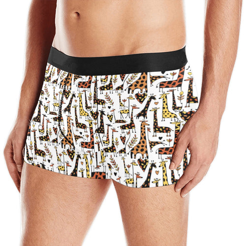Giraffe Pattern Print Design 05 Men's All Over Print Boxer Briefs Men's Underwear