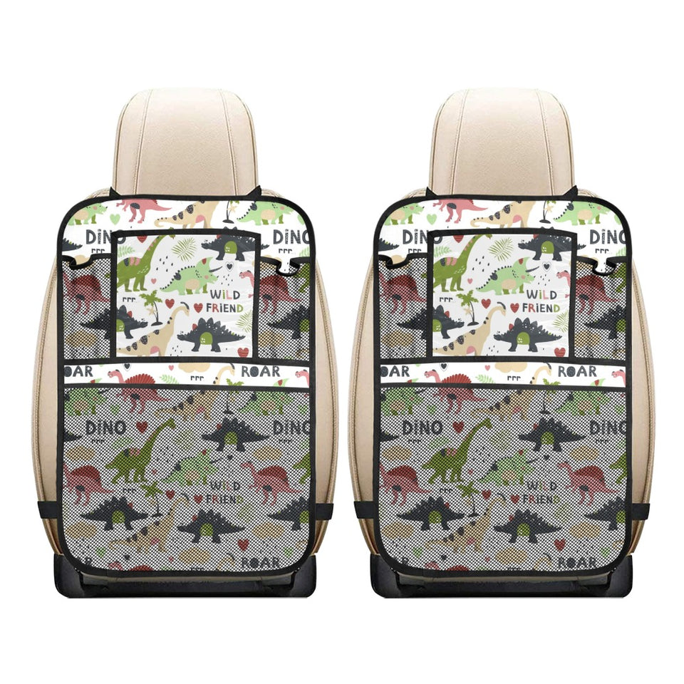 Cute dinosaurs pattern Car Seat Back Organizer