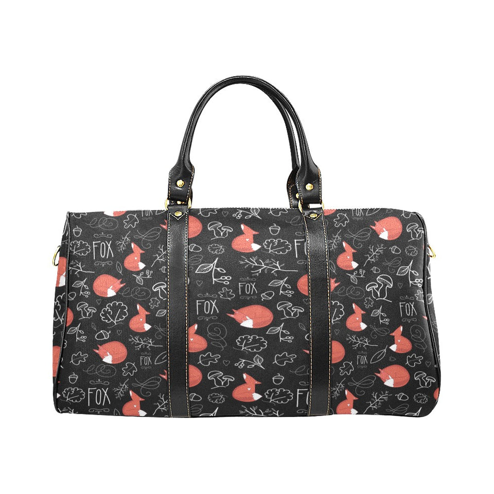 fox sleeping fox pattern Travel Bag