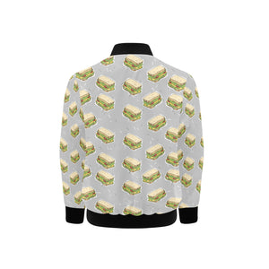 Sandwich Pattern Print Design 05 Kids' Boys' Girls' Bomber Jacket