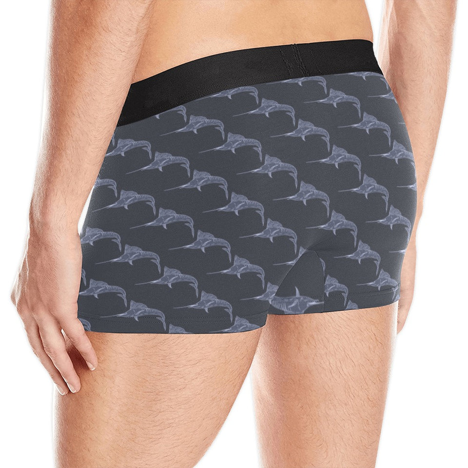 Swordfish Pattern Print Design 03 Men's All Over Print Boxer Briefs Men's Underwear