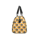 English Bulldog Pattern Print Design 04 Travel Bag