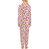 Squirrel Pattern Print Design 02 Women's All Over Print Pajama Set