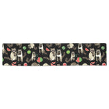 Raccoon watermelon pattern Table Runner