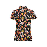 Goldfish Pattern Print Design 03 Women's All Over Print Polo Shirt