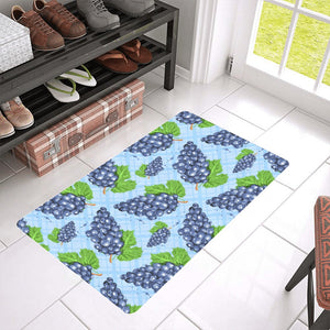 Watercolor grape pattern Doormat