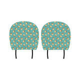 Sandwich Pattern Print Design 03 Car Headrest Cover