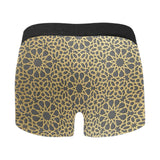 arabic star gold pattern Men's All Over Print Boxer Briefs Men's Underwear