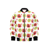 Alien Pattern Print Design 05 Kids' Boys' Girls' Bomber Jacket