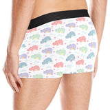 Hippopotamus Pattern Print Design 03 Men's All Over Print Boxer Briefs Men's Underwear