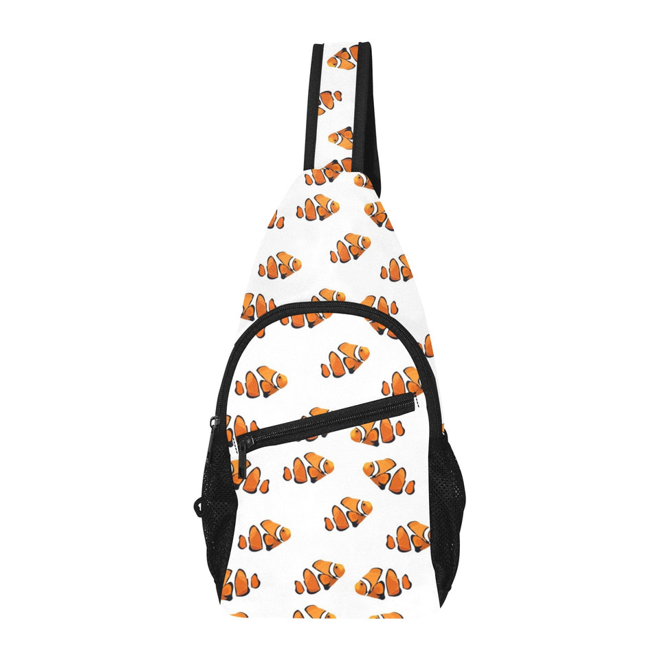 Clown Fish Pattern Print Design 03 All Over Print Chest Bag