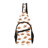 Clown Fish Pattern Print Design 03 All Over Print Chest Bag