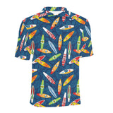 Surfboard Pattern Print Design 01 Men's All Over Print Polo Shirt
