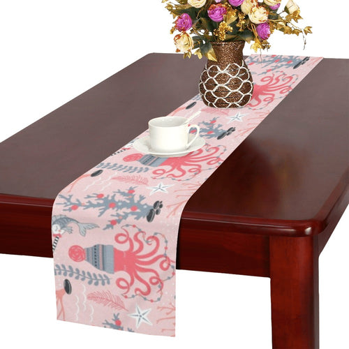 Octopus winter hat garland Fish candy Seaweed Cora Table Runner