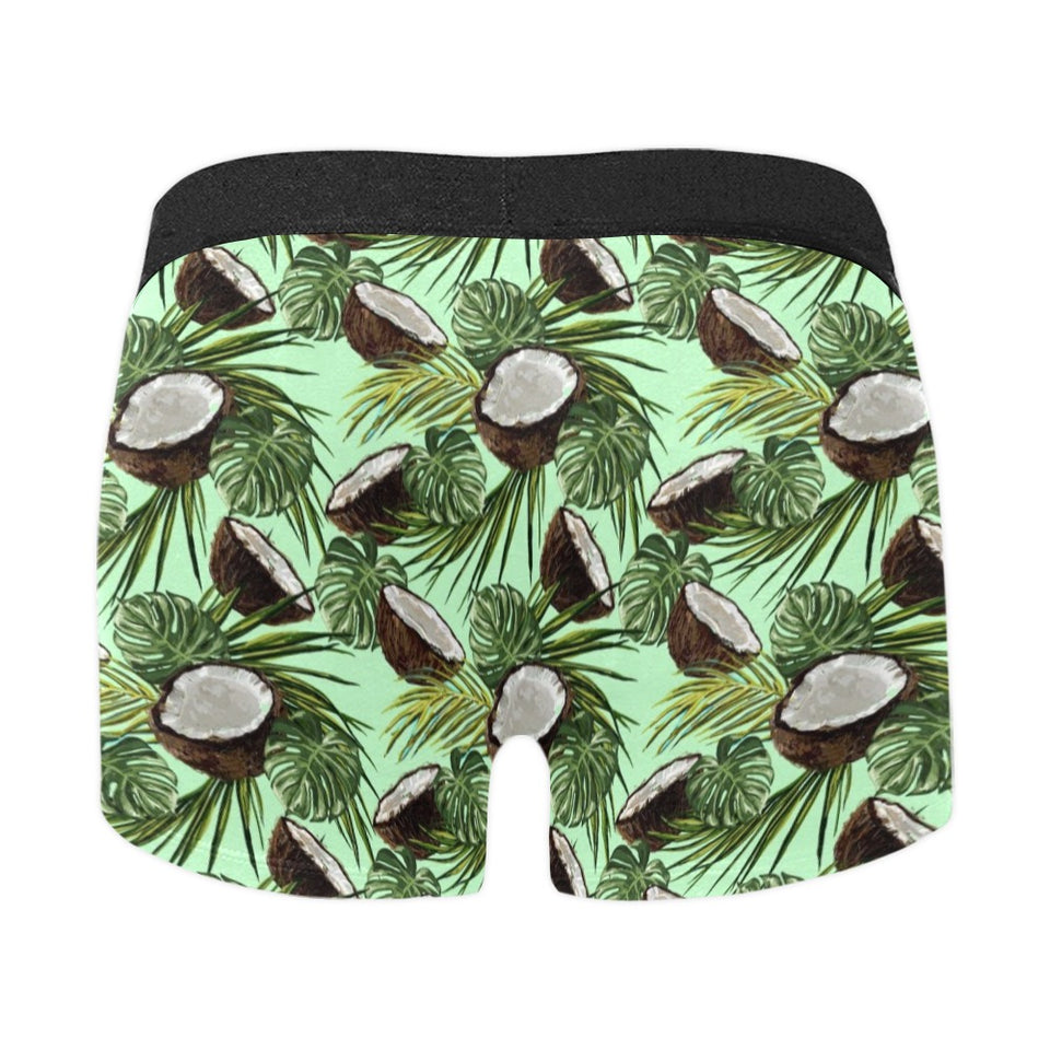 Coconut Pattern Print Design 02 Men's All Over Print Boxer Briefs Men's Underwear