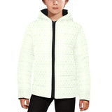 Cucumber pattern background Kids' Boys' Girls' Padded Hooded Jacket