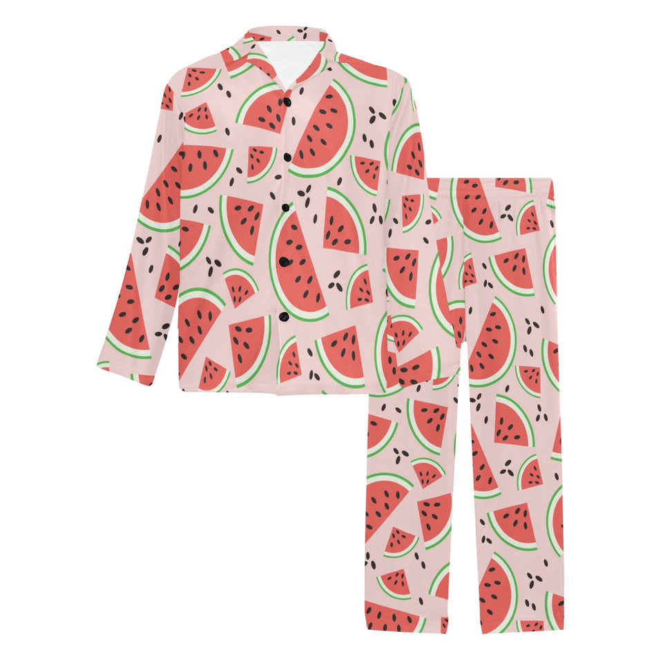 Watermelon pattern Men's Long Pajama Set