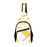 French fries white paper box pattern All Over Print Chest Bag