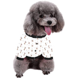 Greyhound Pattern Print Design 05 All Over Print Pet Dog Round Neck Fuzzy Shirt