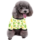 Durian pattern All Over Print Pet Dog Round Neck Fuzzy Shirt