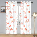 Sushi pattern Gauze Curtain