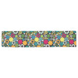 Gear Pattern Print Design 03 Table Runner