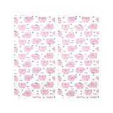 Pig Pattern Print Design 03 Gauze Curtain