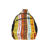 Egypt Hieroglyphics Pattern Print Design 01 All Over Print Chest Bag