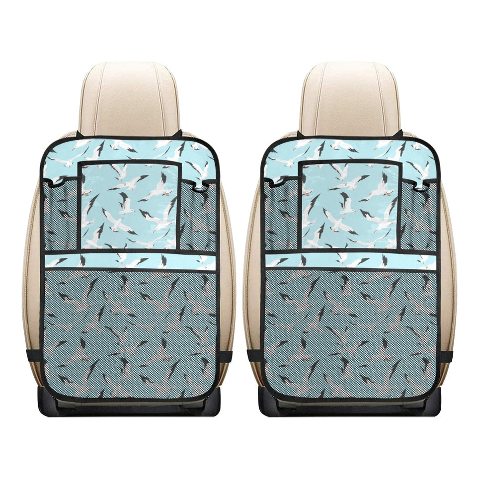 Sausage Pattern Print Design 05 Car Seat Back Organizer