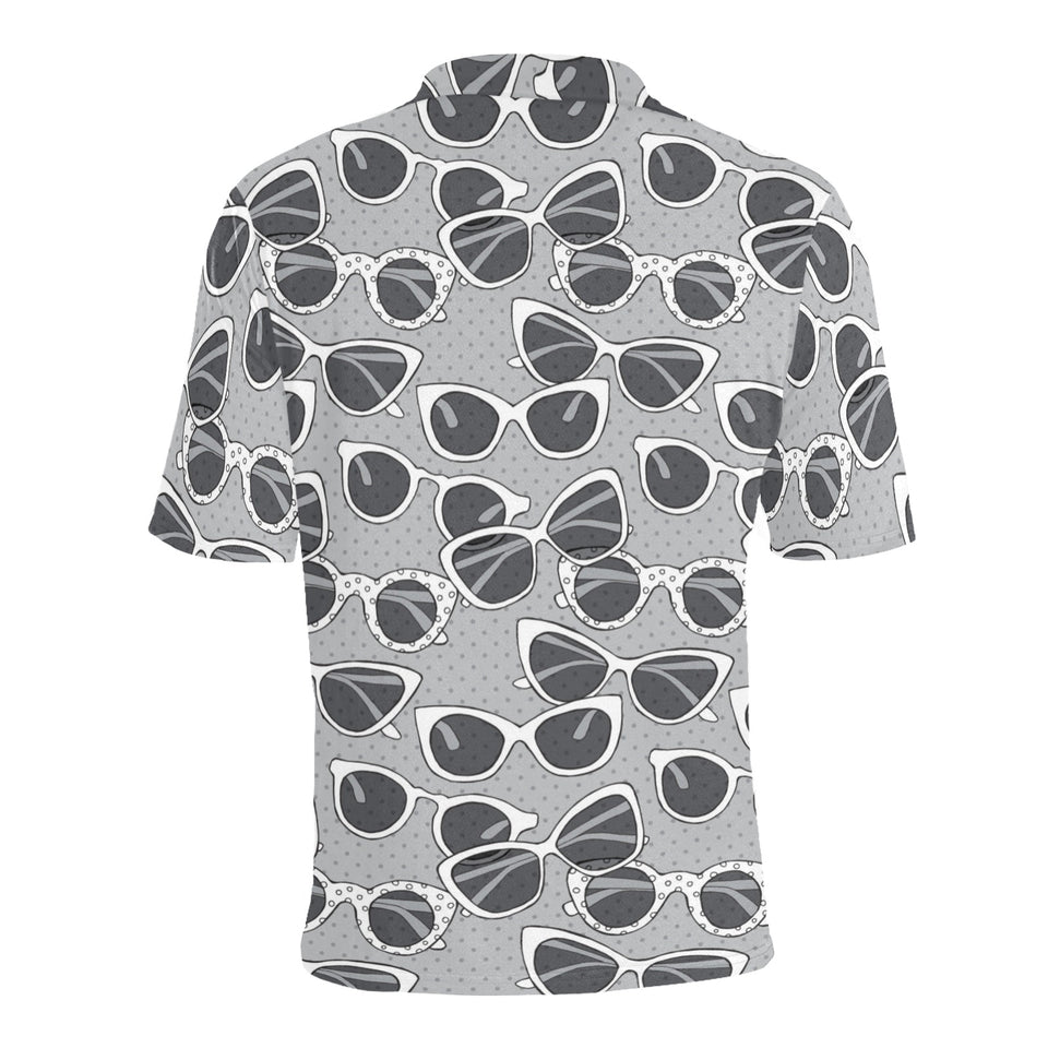 Sun Glasses Pattern Print Design 04 Men's All Over Print Polo Shirt