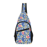 Popcorn Pattern Print Design 01 All Over Print Chest Bag