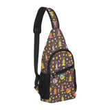 Snail Pattern Print Design 02 All Over Print Chest Bag