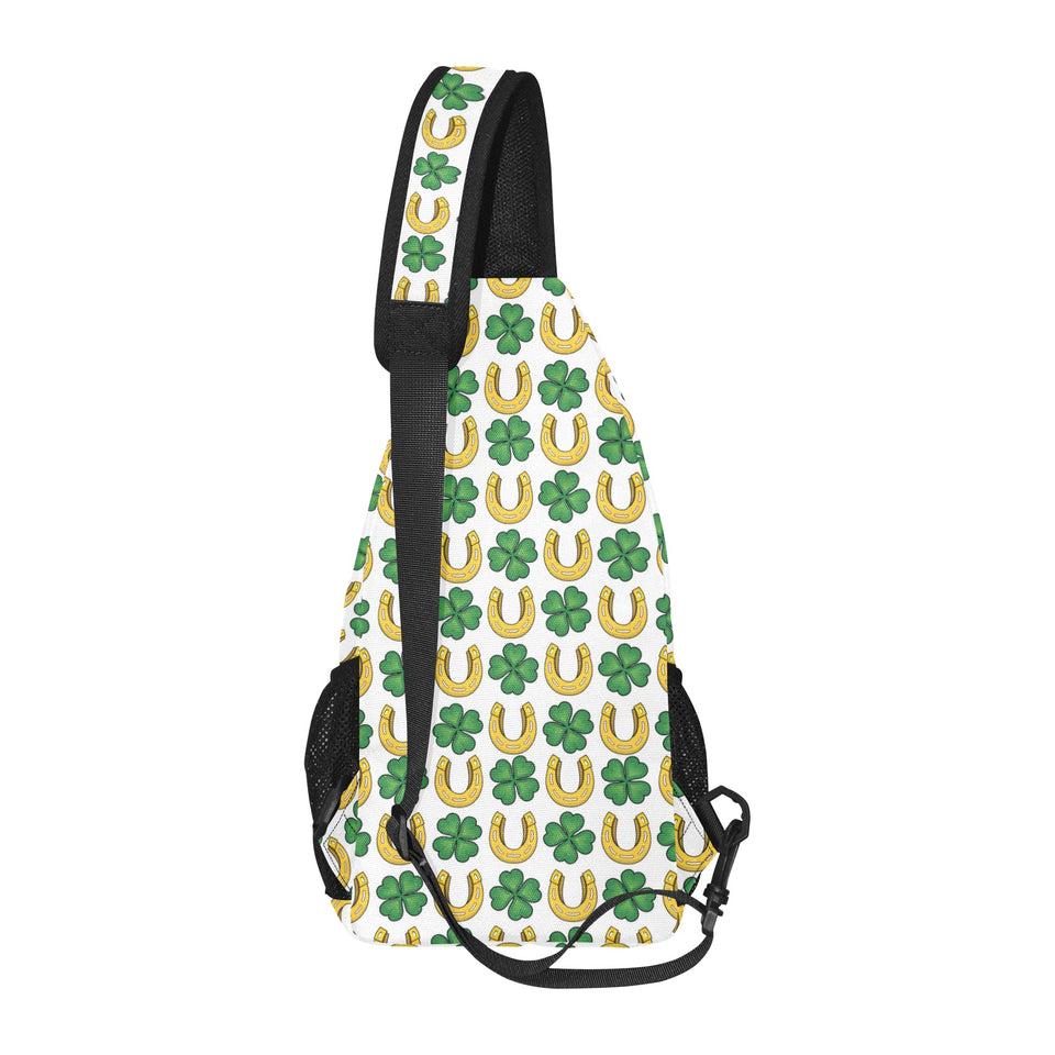 Horseshoes Pattern Print Design 04 All Over Print Chest Bag