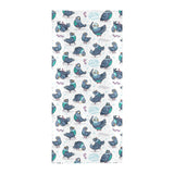 Pigeon Pattern Print Design 02 Beach Towel