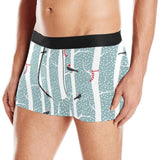 Crows christmas hat scarf Men's All Over Print Boxer Briefs Men's Underwear