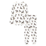 Chihuahua dog pattern Women's All Over Print Pajama Set
