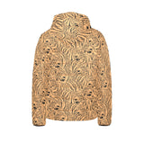 Bengal tigers pattern Kids' Boys' Girls' Padded Hooded Jacket