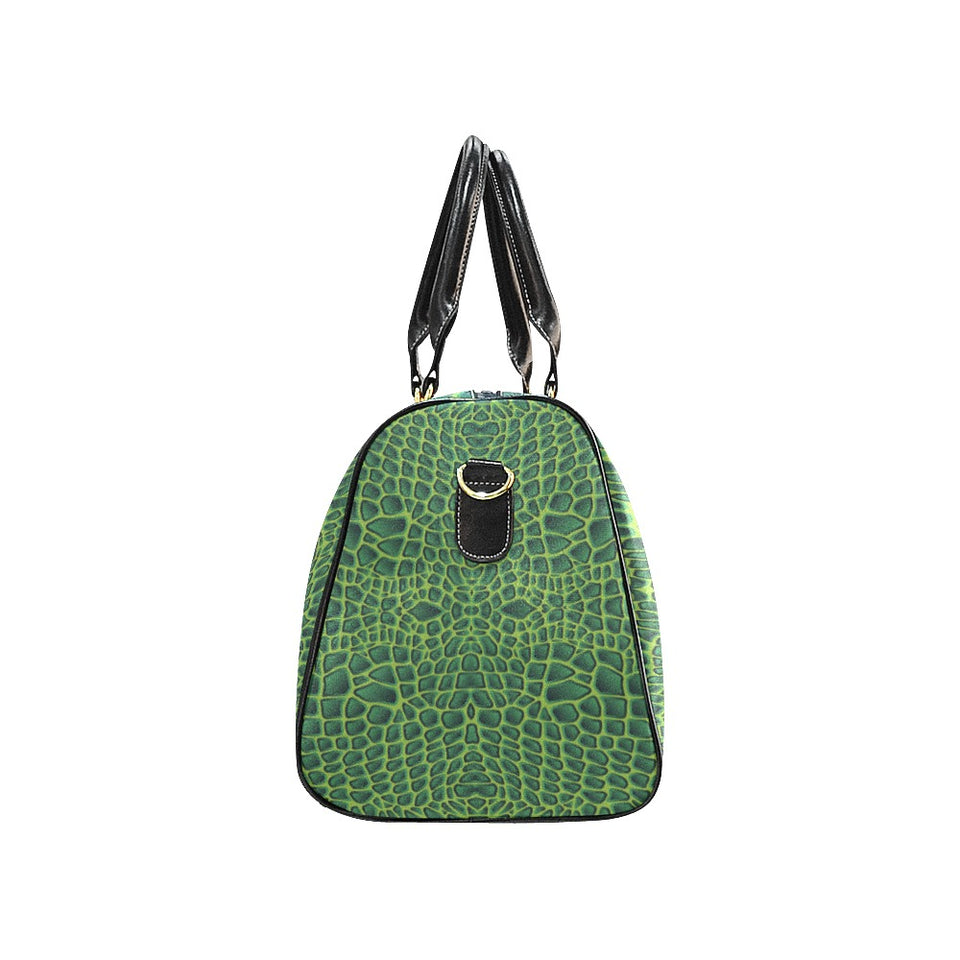 Crocodile Skin Printed Travel Bag