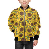 Sunflower pattern Kids' Boys' Girls' Bomber Jacket