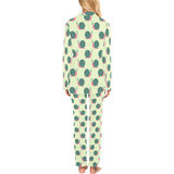 Snail Pattern Print Design 04 Women's Long Pajama Set