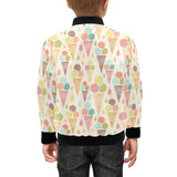 Ice cream cone pattern Kids' Boys' Girls' Bomber Jacket
